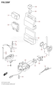 DF150 From 15002F-510001 (E03)  2015 drawing PTT SWITCH /​ ENGINE CONTROL UNIT (DF175TG:E03)