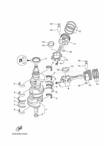 FL250HET drawing CRANKSHAFT--PISTON