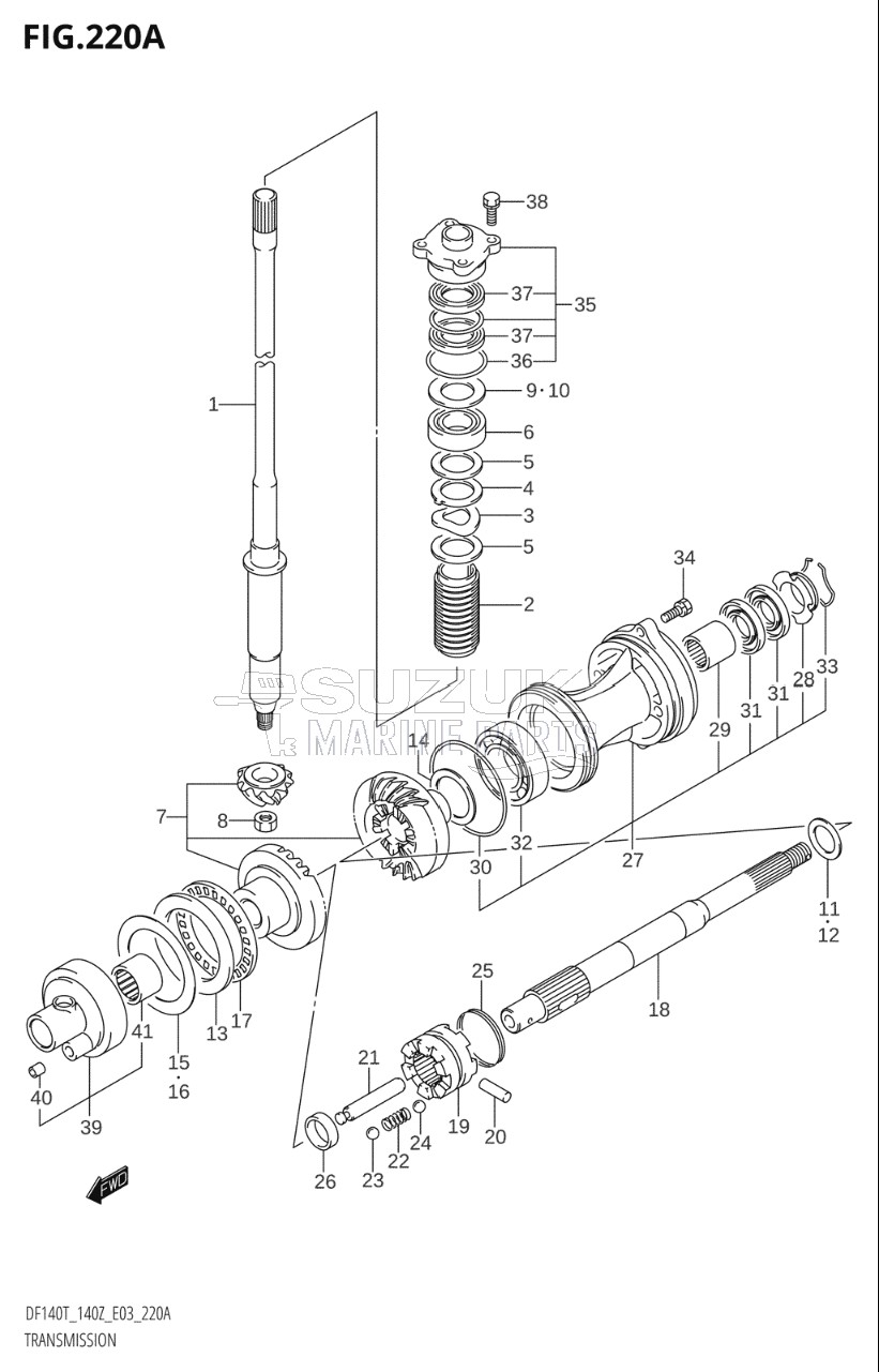 TRANSMISSION (DF140T)