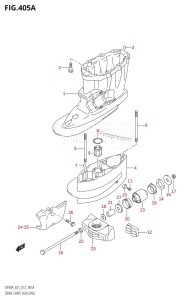 DF70A From 07003F-210001 (E01 E40)  2012 drawing DRIVE SHAFT HOUSING