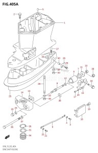 DF60 From 06001F-371001 (E03)  2003 drawing DRIVE SHAFT HOUSING