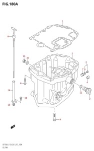 DF140AZ From 14003Z-310001 (E01 E40)  2013 drawing OIL PAN