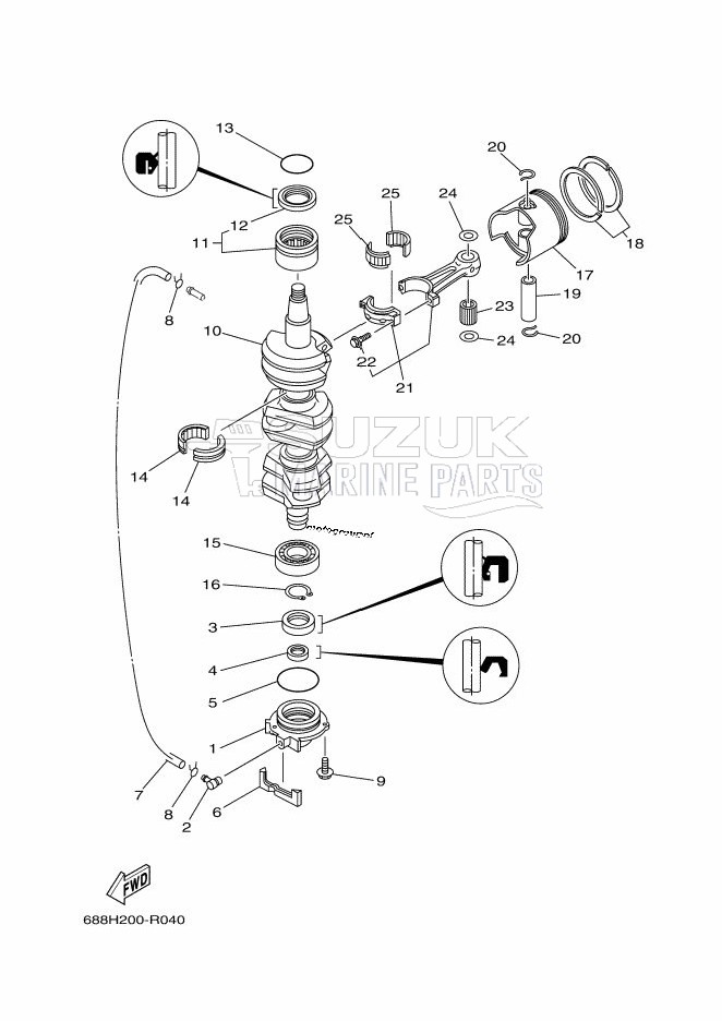 CRANKSHAFT--PISTON