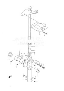 DF 9.9 drawing Swivel Bracket w/Remote Control