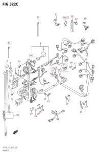 DF250Z From 25003Z-210001 (E01 E40)  2012 drawing HARNESS (DF200Z:E01)