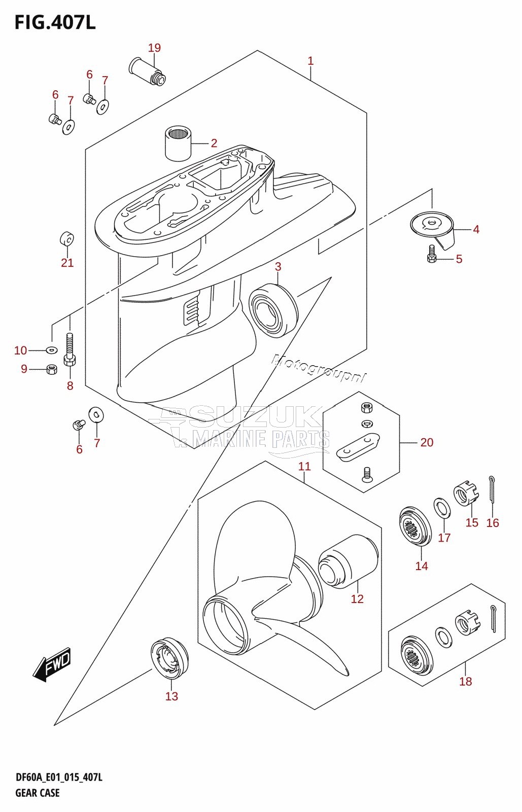 GEAR CASE (DF60ATH:E01)