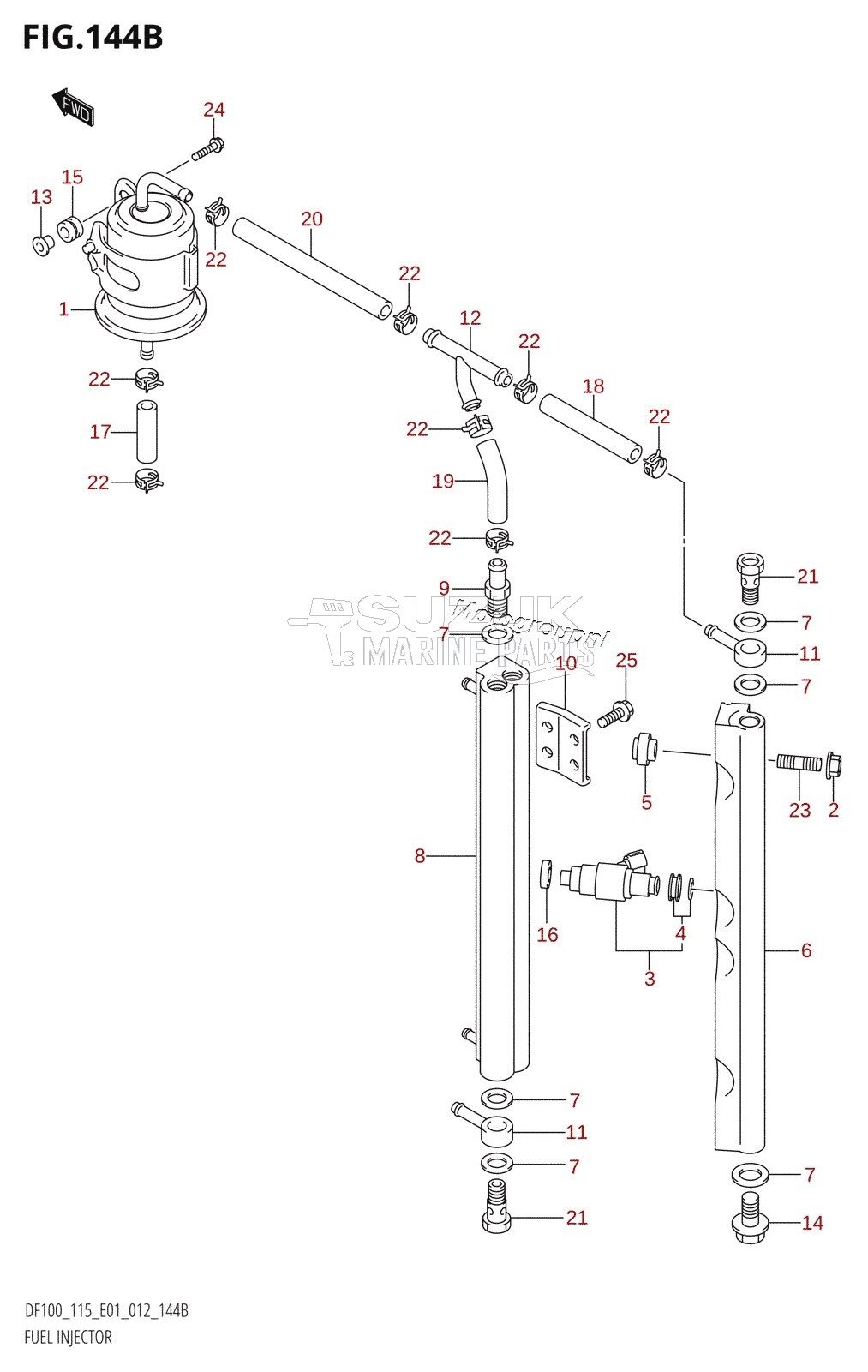 FUEL INJECTOR (DF100T:E40)