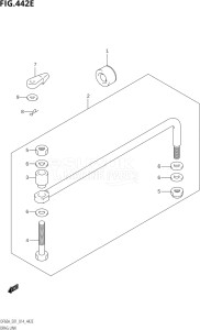 04003F-410001 (2014) 40hp E01-Gen. Export 1 (DF40A  DF40AQH  DF40ATH) DF40A drawing DRAG LINK (DF50A:E01)