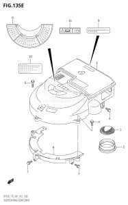 DF175Z From 17502Z-210001 (E01 E40)  2012 drawing SILENCER /​ RING GEAR COVER (DF175T:E01)