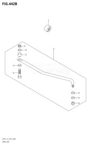 00992F-880001 (2008) 9.9hp P03-U.S.A (DF9.9K8  DF9.9RK8  DF9.9THK8  DF9.9TK8) DF9.9 drawing DRAG LINK (DF9.9T)