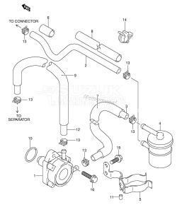 DF140 From 14001F-371001 (E40)  2003 drawing FUEL PUMP