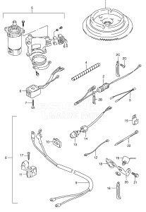 01501F-751001- (1997) 15hp - (DF15(A,AR)S V) DF15(A,A)S V drawing OPT:STARTING MOTOR