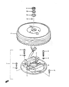 DT6 From 00601-401001 till 406518 ()  1984 drawing MAGNETO