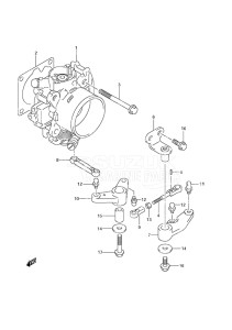 Outboard DF 140 drawing Throttle Body