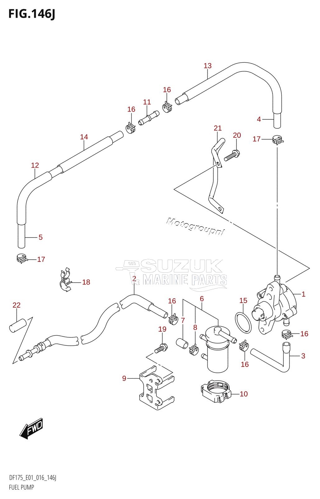 FUEL PUMP (DF175T:E01)