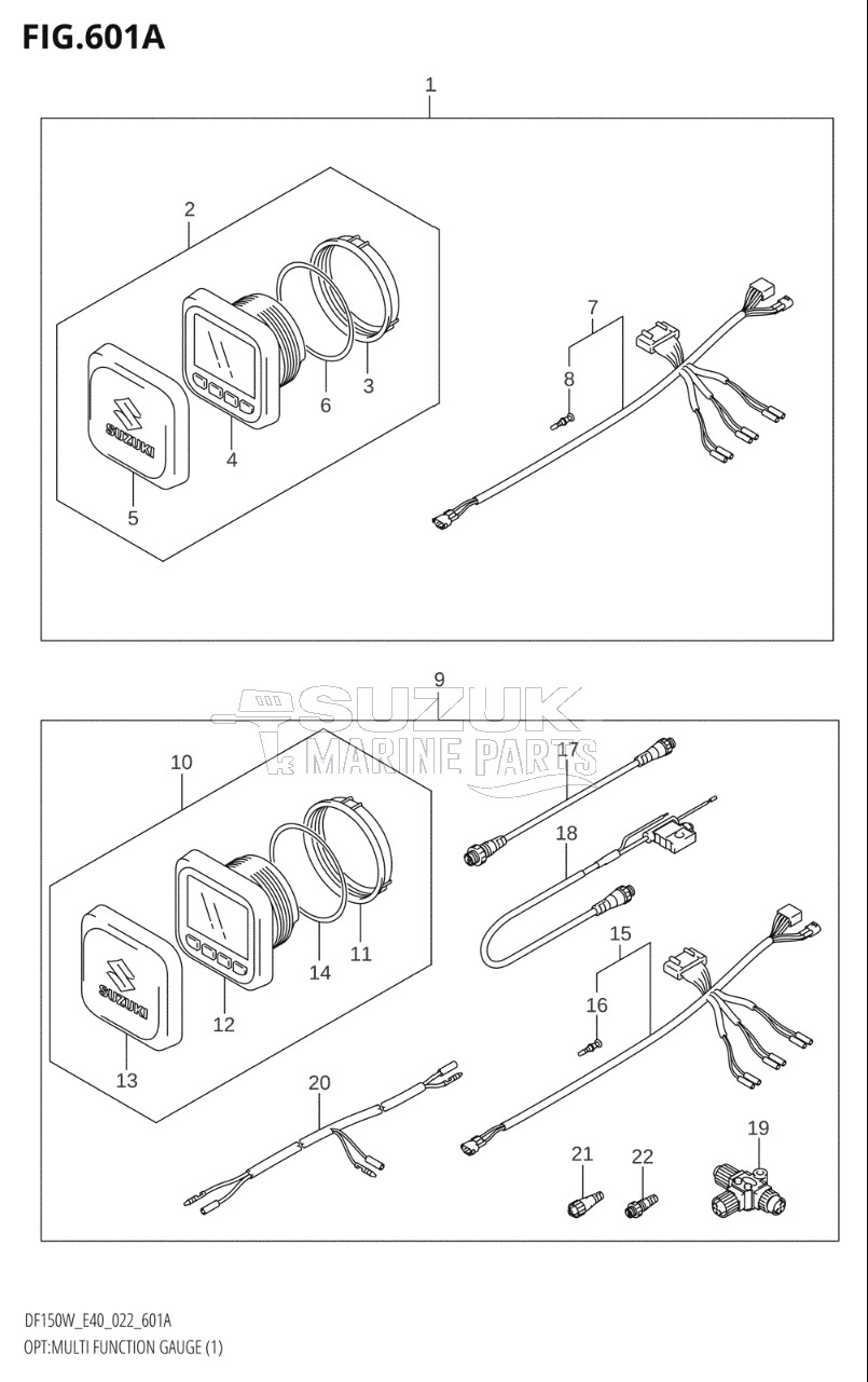 OPT:MULTI FUNCTION GAUGE (1) (020,021)