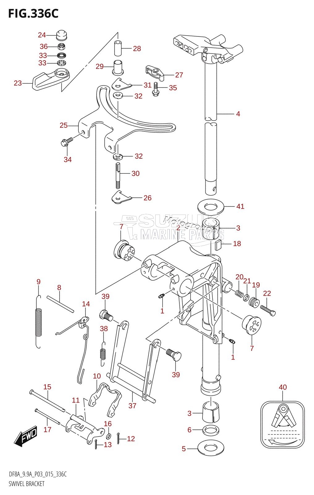 SWIVEL BRACKET (DF9.9A:P03)