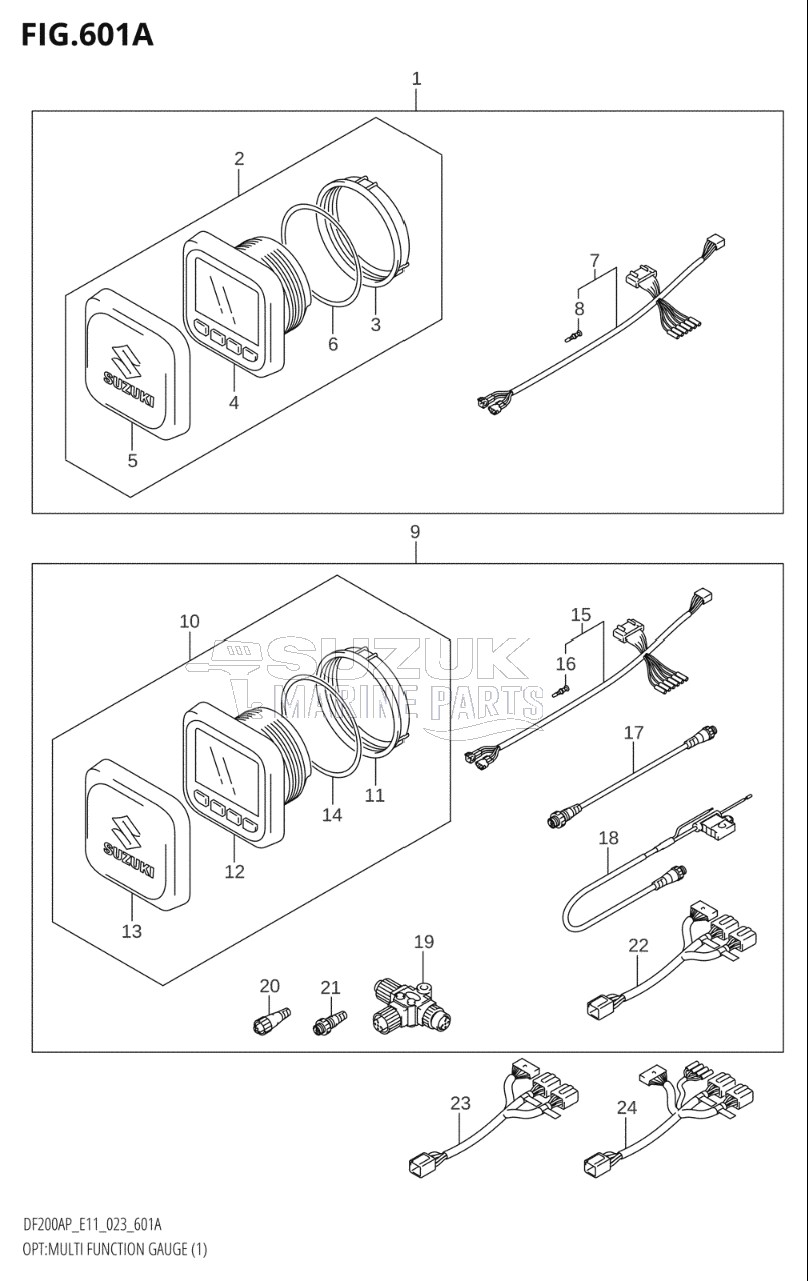 OPT:MULTI FUNCTION GAUGE (1) (020,021)