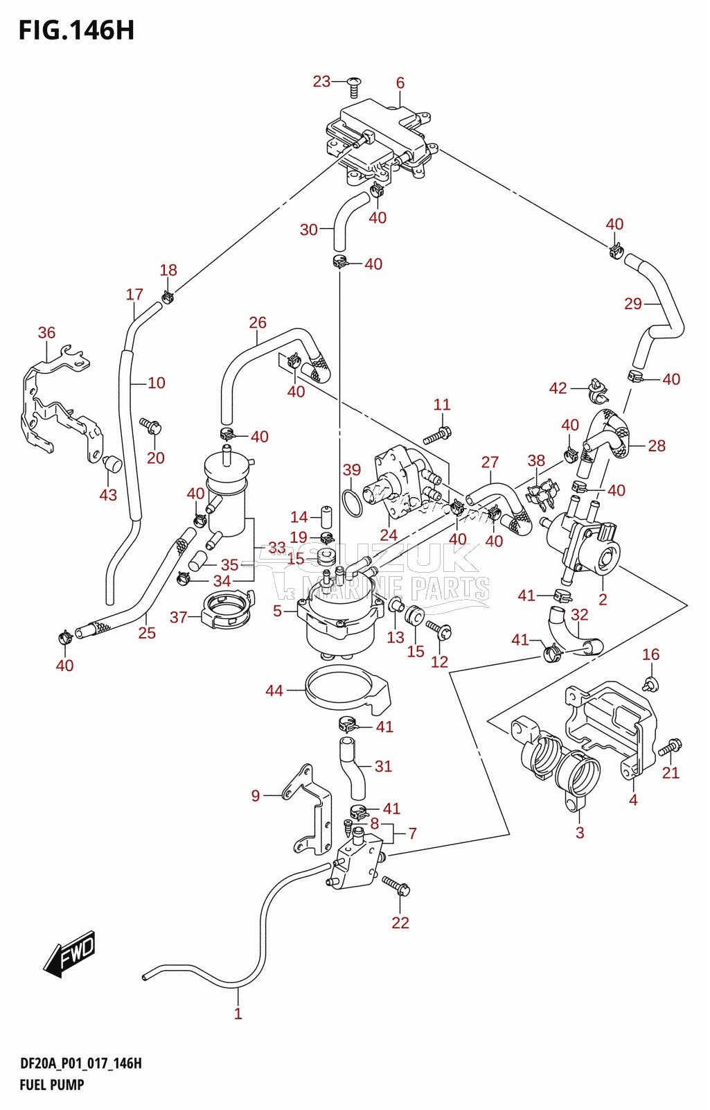 FUEL PUMP (DF20A:P01)