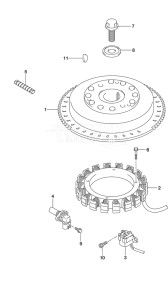 Outboard DF 115A drawing Magneto