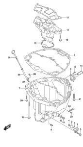 DF 250 drawing Oil Pan