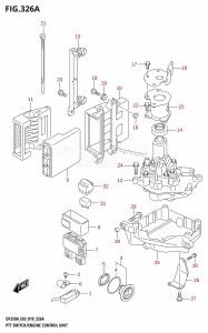 DF350A From 35001F-910001 (E03)  2019 drawing PTT SWITCH /​ ENGINE CONTROL UNIT