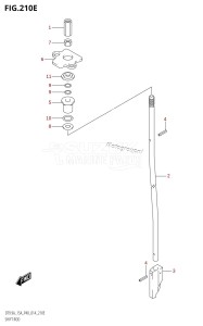 DT9.9A From 00993K-410001 (P36 P40)  2014 drawing SHIFT ROD (DT15AK:P36)