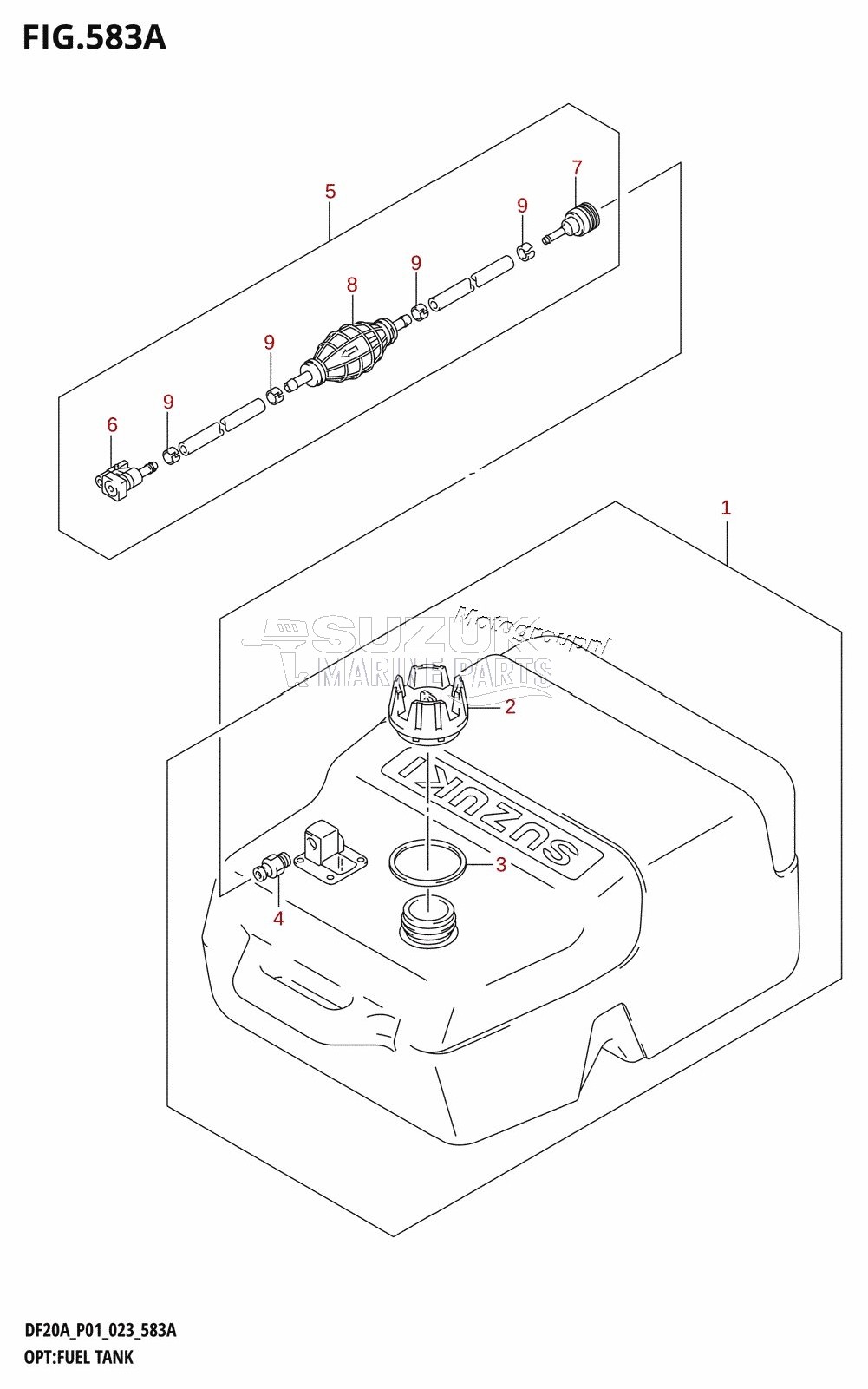 OPT:FUEL TANK (DF9.9B,DF9.9BR,DF9.9BT,DF9.9BTH,DF15A,DF15AR)