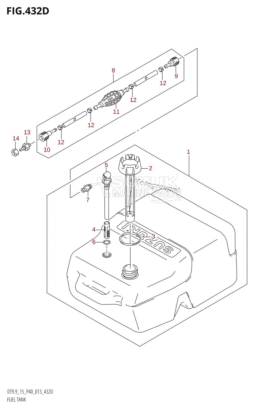 FUEL TANK (DT15:P40)