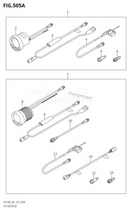 DF140A From 14003F-410001 (E01 E40)  2014 drawing OPT:METER KIT