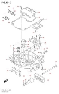 DF90A From 09003F-510001 (E03)  2015 drawing ENGINE HOLDER (DF70ATH:E40)