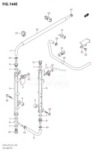 DF250Z From 25003Z-410001 (E03)  2014 drawing FUEL INJECTOR (DF250T:E03)