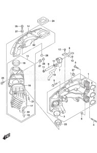 DF 25A drawing Intake Manifold