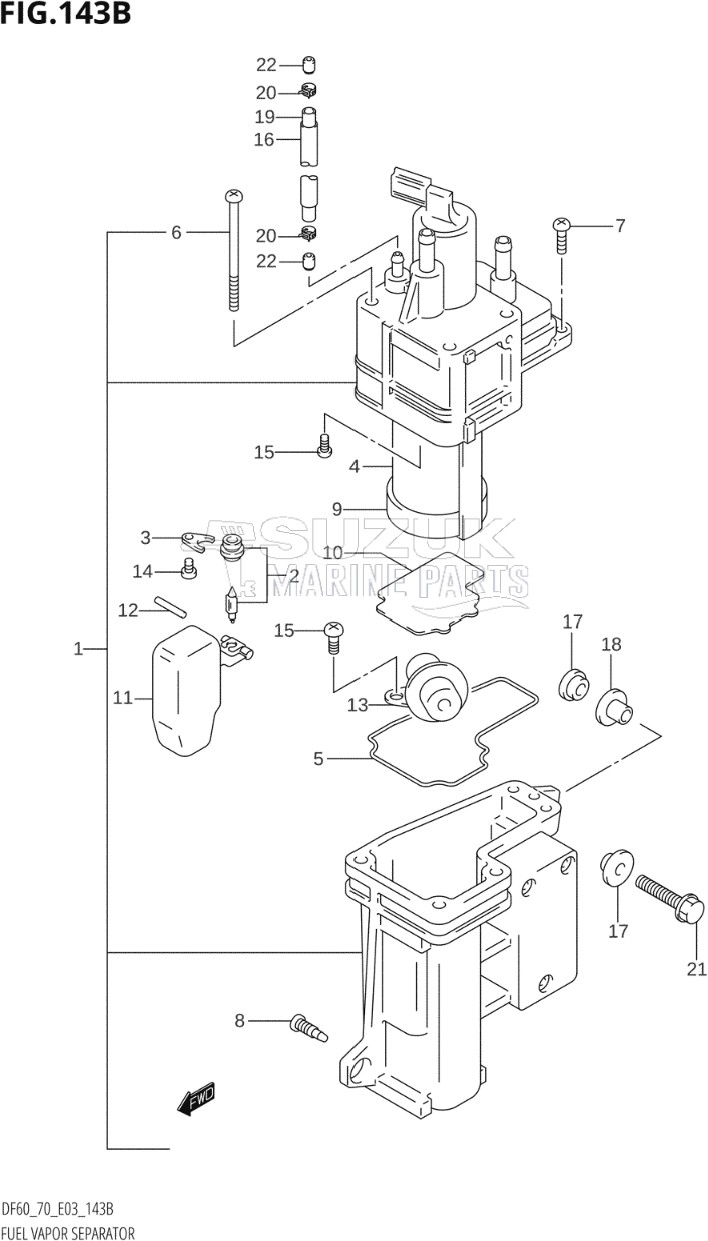 FUEL VAPOR SEPARATOR (X,Y)