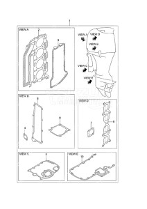 DF 115A drawing Gasket Set