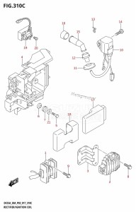 DF30A From 03003F-710001 (P40)  2017 drawing RECTIFIER /​ IGNITION COIL (DF25AT:P03)