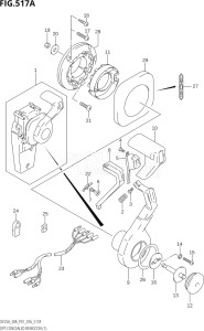 02504F-610001 (2016) 25hp P01-Gen. Export 1 (DF25A  DF25AR  DF25AT  DF25ATH) DF25A drawing OPT:CONCEALED REMOCON (1) (DF25AR:P01)