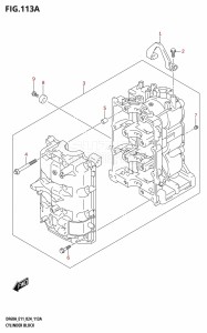 DF40AQH From 04003F-440001 (E01 - E11 - E34)  2024 drawing CYLINDER BLOCK