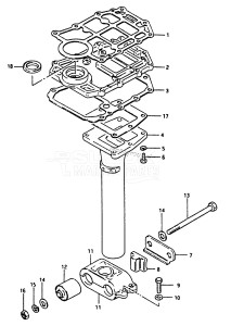 DT40 From 4002-805616 ()  1988 drawing EXHAUST TUBE