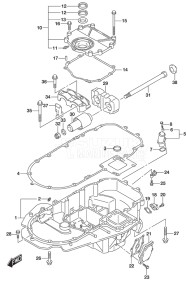 Outboard DF 150AP drawing Engine Holder