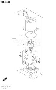 14003Z-610001 (2016) 140hp E11 E40-Gen. Export 1-and 2 (DF140AZ) DF140AZ drawing PTT MOTOR (DF115AT:E11)