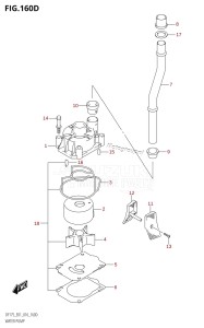 DF175TG From 17502F-610001 (E01 E40)  2016 drawing WATER PUMP (DF150TG:E40)