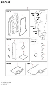 DF140BZG From 14004Z-340001 (E11 E40)  2023 drawing OPT:GASKET SET