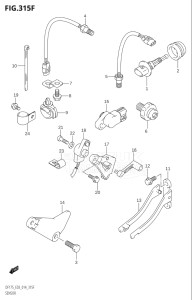 17502Z-410001 (2014) 175hp E03-USA (DF175Z  DF175ZG) DF175ZG drawing SENSOR (DF175TG:E03)