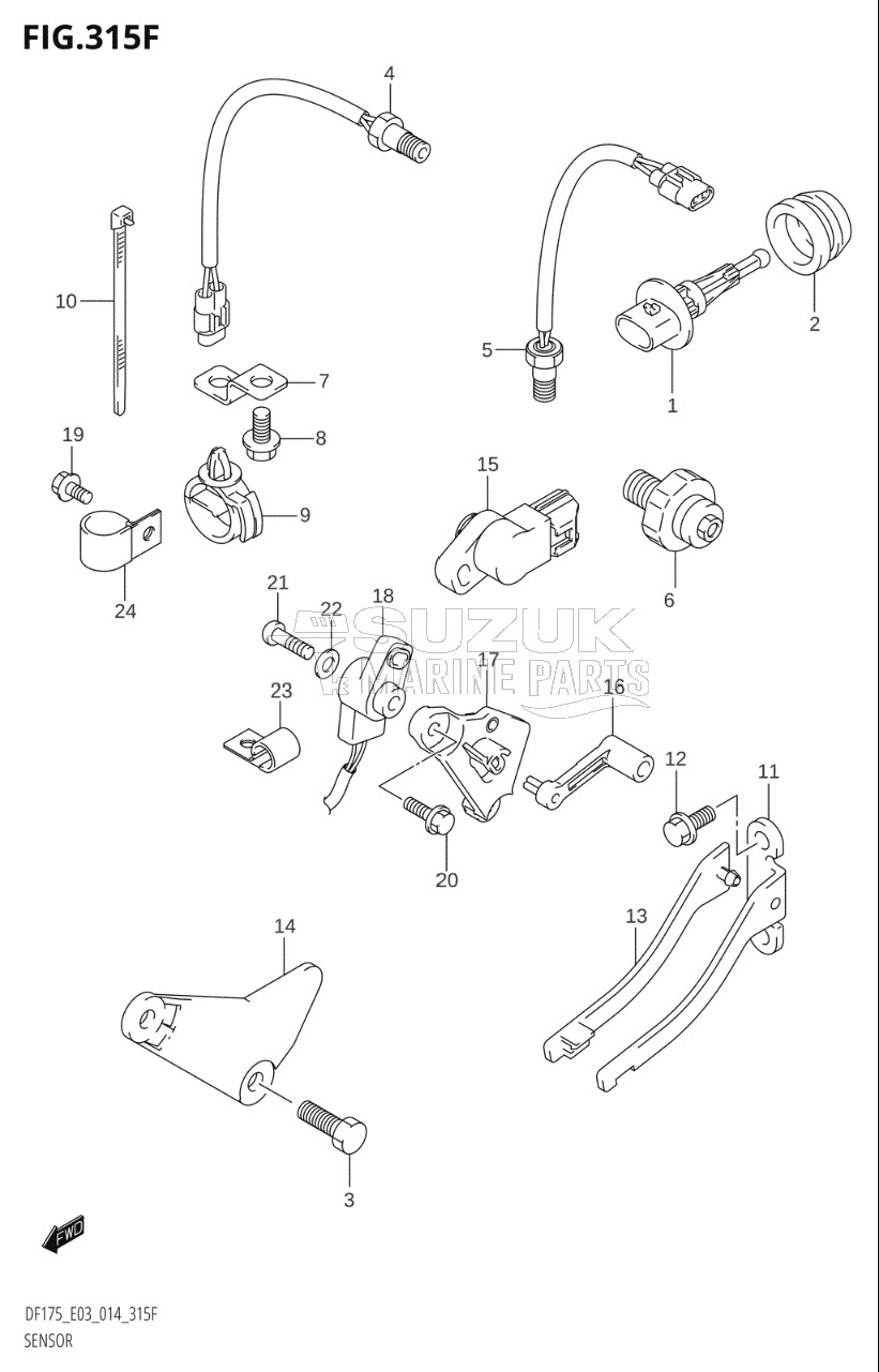 SENSOR (DF175TG:E03)