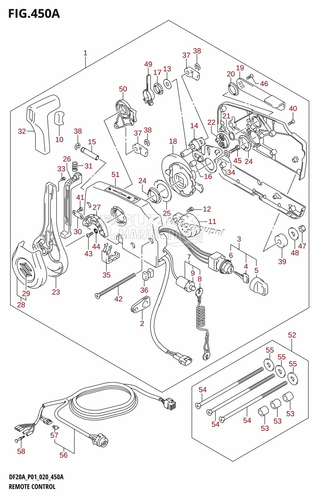 REMOTE CONTROL (DF9.9BR,DF15AR,DF20AR)