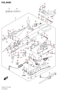 DF80A From 08002F-710001 (E03)  2017 drawing TILLER HANDLE (DF90ATH:E40)