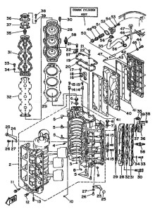 L150CETO drawing CYLINDER--CRANKCASE