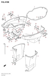 DF175Z From 17502Z-210001 (E01 E40)  2012 drawing SIDE COVER (DF150T:E40)