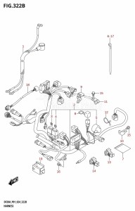 DF20A From 02002F-440001 (P01 - P40)  2024 drawing HARNESS (DF9.9BR,DF15AR,DF20AR)